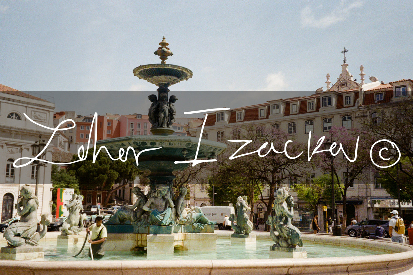 Rossio Square Fountain, Lisbon