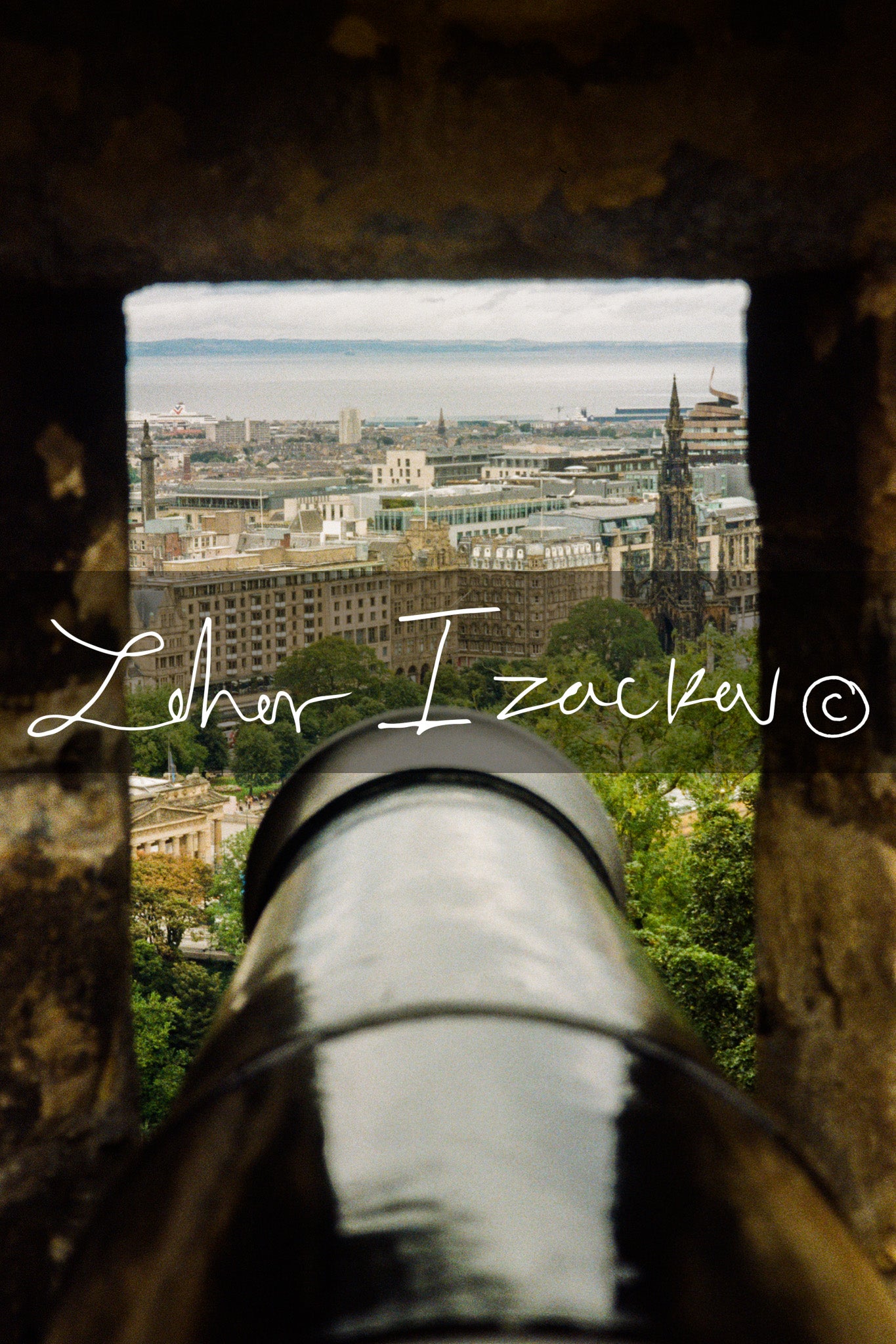 Edinburgh Through The Cannon